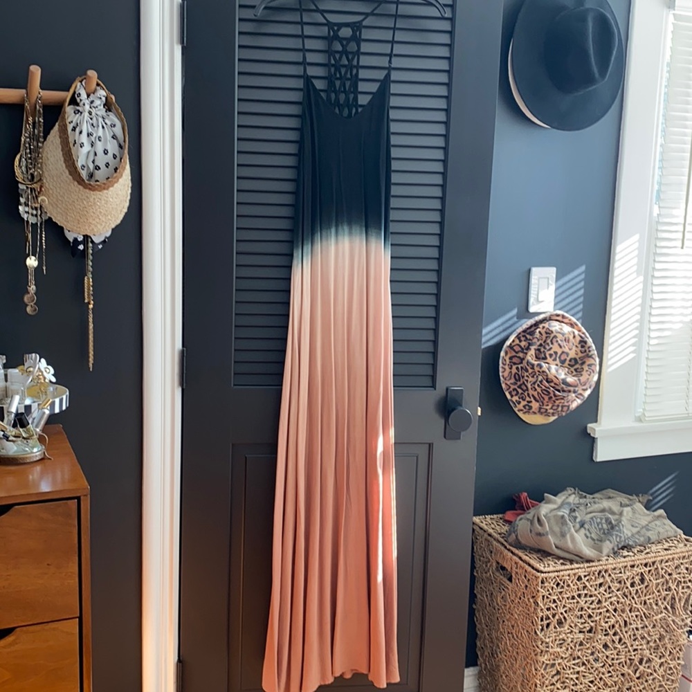 Ombré maxi dress